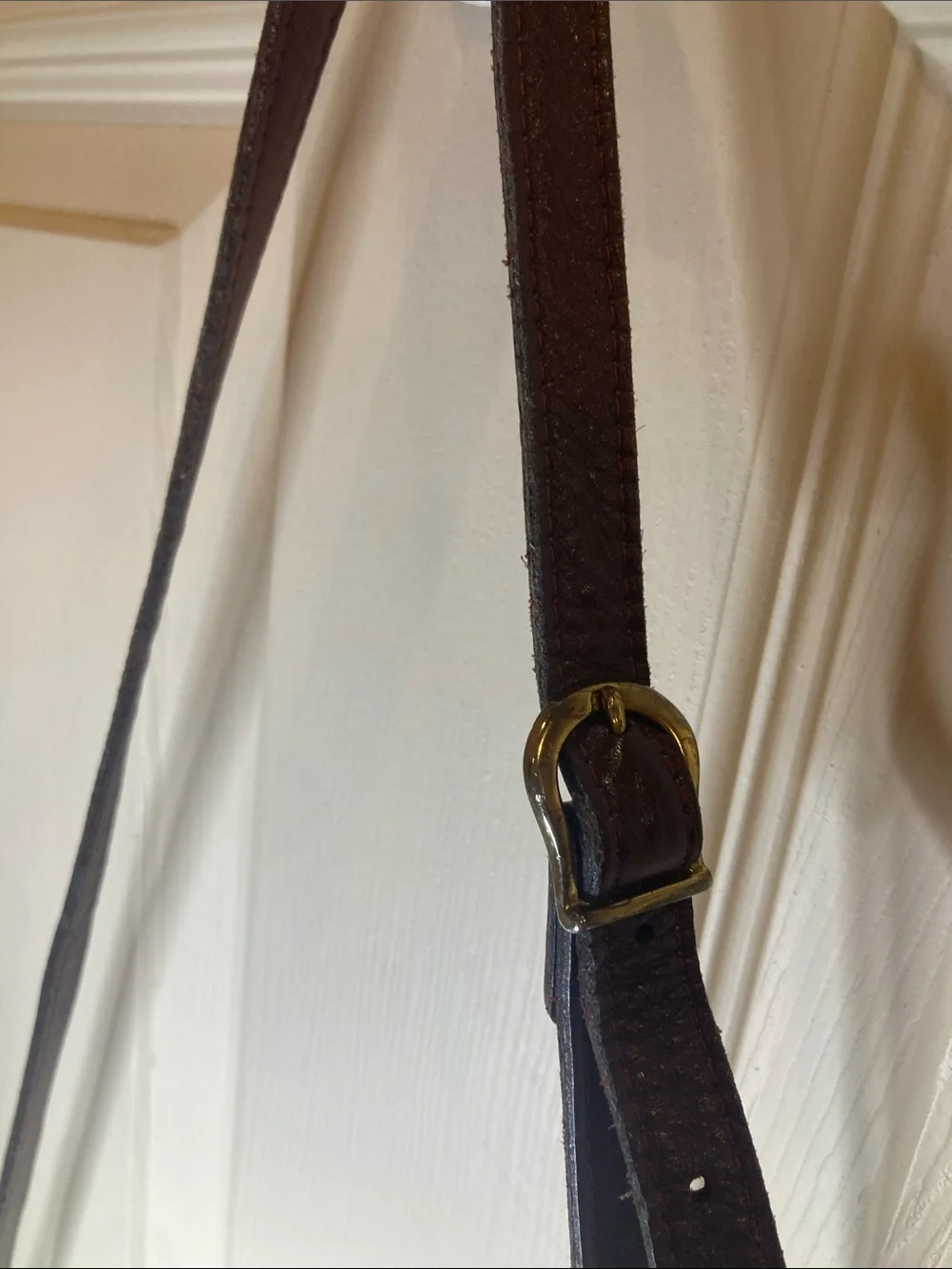 Etienne Aigner Burgundy Leather Shoulder Bag